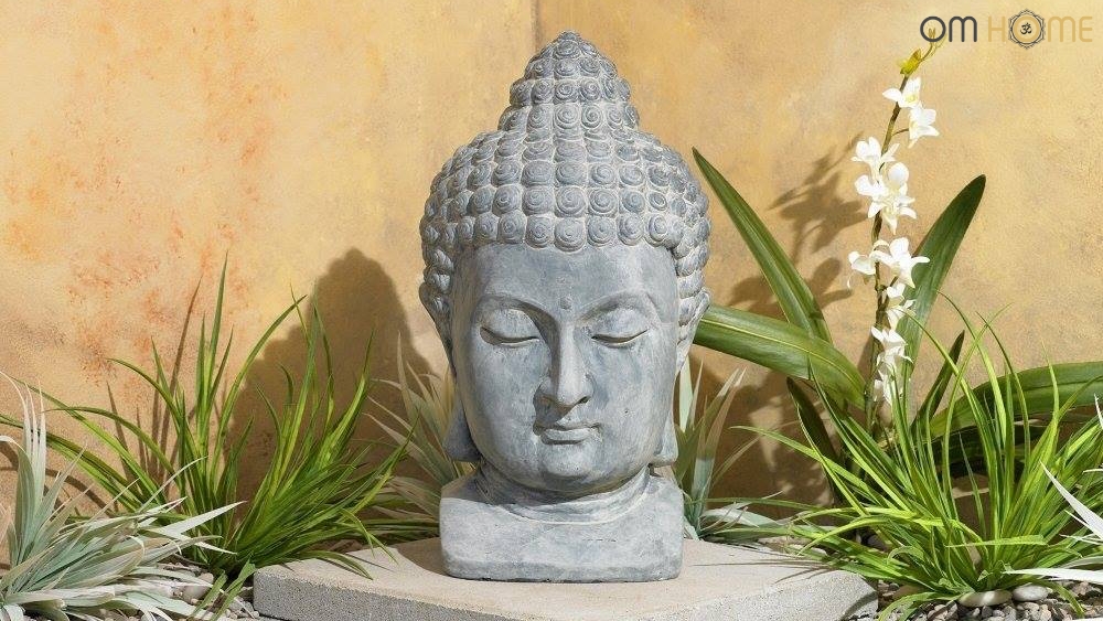 trang trí đầu tượng Phật
