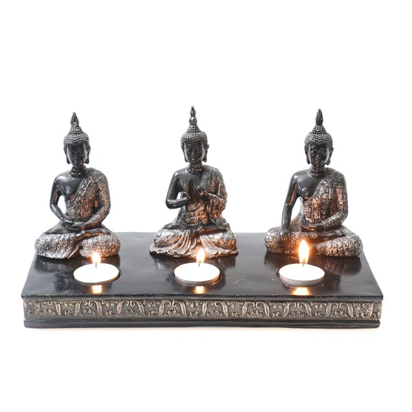 Làm mới không gian với bộ tượng Tam Thế Phật
